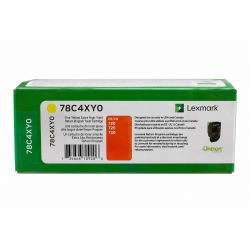 Tóner Lexmark 78C4XY0 Amarillo