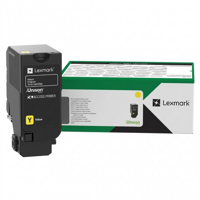 Tóner Lexmark 71C80Y0 Amarillo
