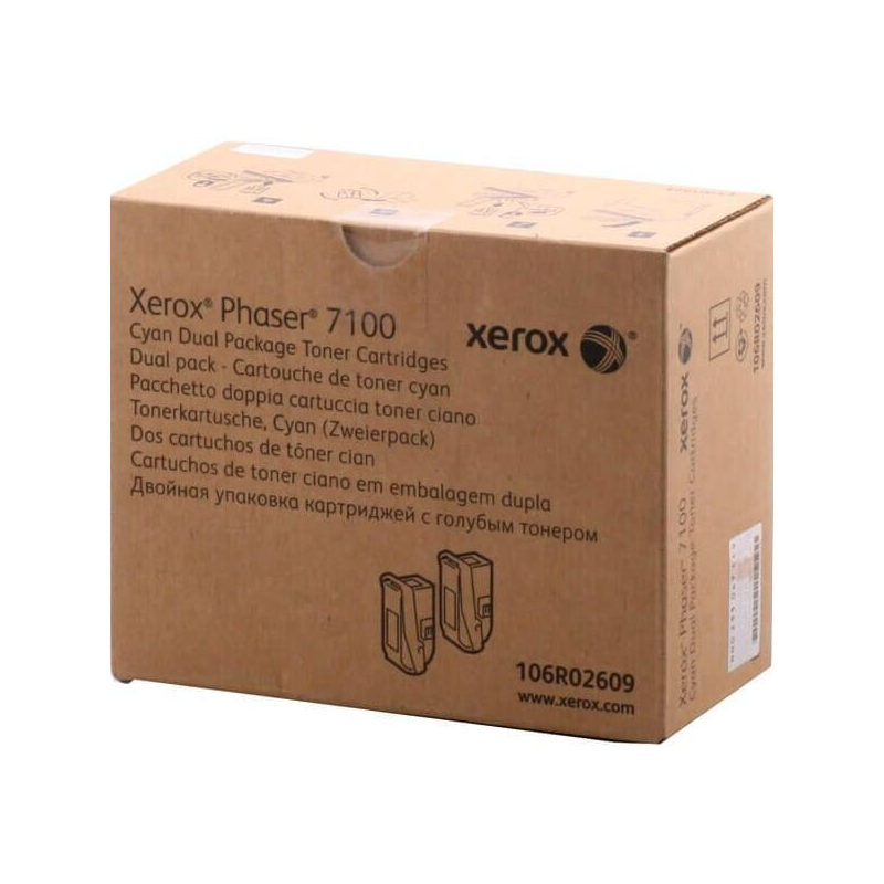 Tóner Xerox 106R02609 Cyan Tóner Xerox 106R02609 Cyan