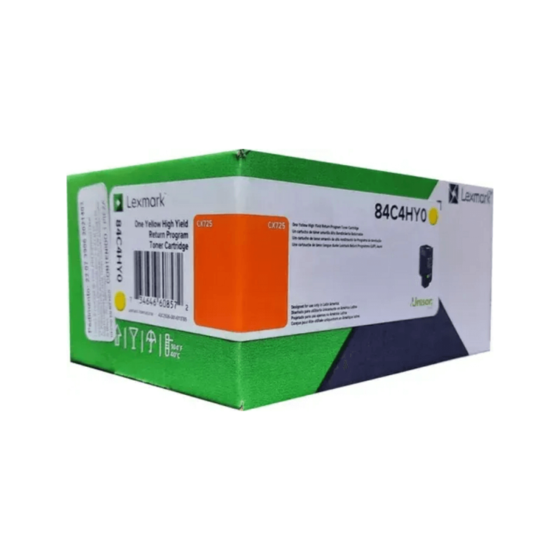 Tóner Lexmark 84C4HY0 Amarillo